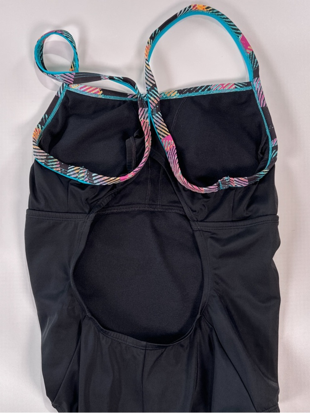 Nike Women’s Racerback One Piece Swimsuit Black Size L - Picture 4 of 12